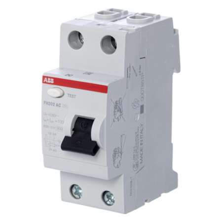 УЗО ABB FH200 2P 40А, 300 мА ( AC ), 2CSF202003R3400 (АББ) УЗО ABB FH200 2P 40А, 300 мА ( AC ), 2CSF202003R3400 (АББ)