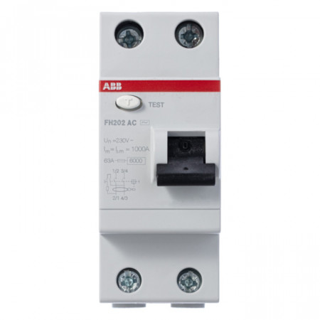 УЗО ABB FH200 2P 40А, 300 мА ( AC ), 2CSF202003R3400 (АББ) УЗО ABB FH200 2P 40А, 300 мА ( AC ), 2CSF202003R3400 (АББ)