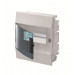 Бокс в нишу ABB Mistral41 8М зеленая дверь (с клемм) 1SLM004101A1202