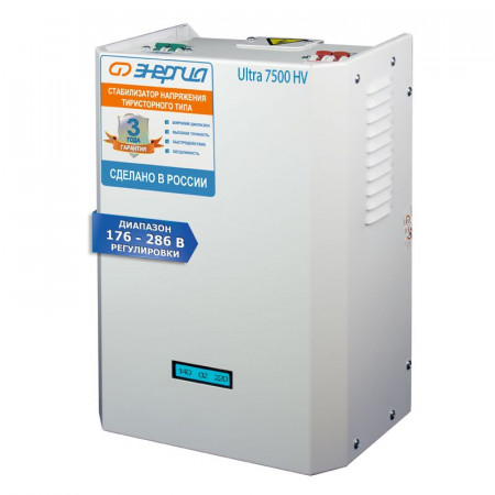 Однофазный стабилизатор напряжения Энергия Ultra 7500 (HV) Е0101-0132