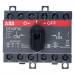 Реверсивный рубильник ABB OT40F3С до 40А 3 полюса 1SCA104913R1001 для установки на DIN-рейку или монтажную плату
