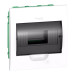 Бокс встраиваемый 1ряд/8мод Schneider Electric Easy9, EZ9E108S2FRU с прозрачной дверью