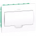Бокс встраиваемый 1ряд/12мод Schneider Electric Easy9, EZ9E112P2FRU с белой дверью